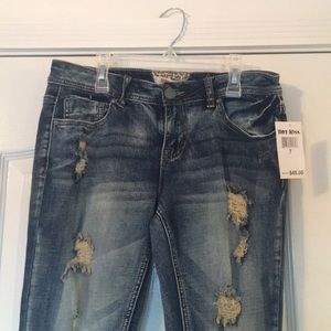 Hot Kiss Cropped Skinny Jeans